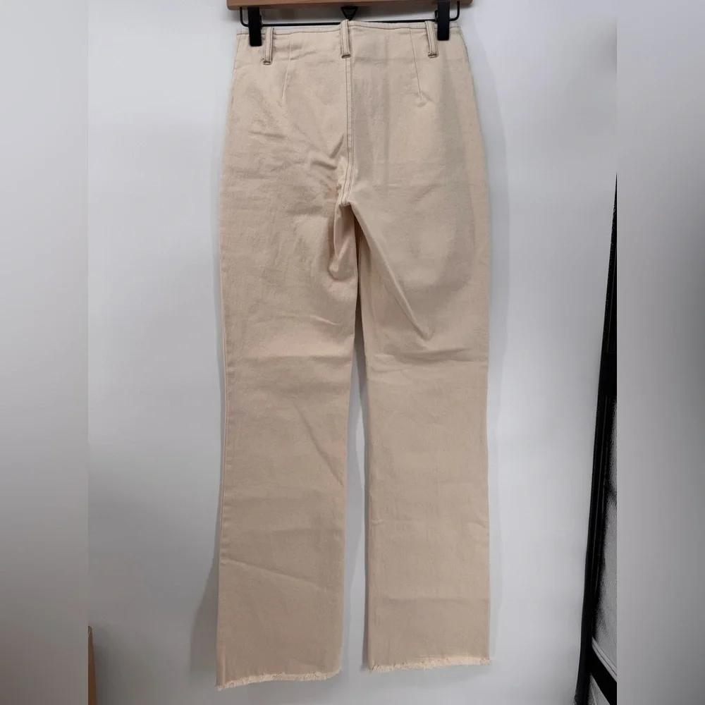 D’Jeans by Donna Degnan Natural Raw Straight Ecru Jeans, NWT - Picture 7 of 9